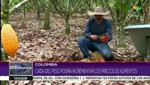 Colombia: caída del peso podría incrementar los precios de alimentos
