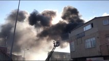 Bayrampaşa'da tekstil atölyesinde yangın