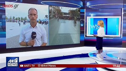 Σε εξέλιξη πορεία αντιεξουσιαστών με τη συμμετοχή του Ρουβίκωνα