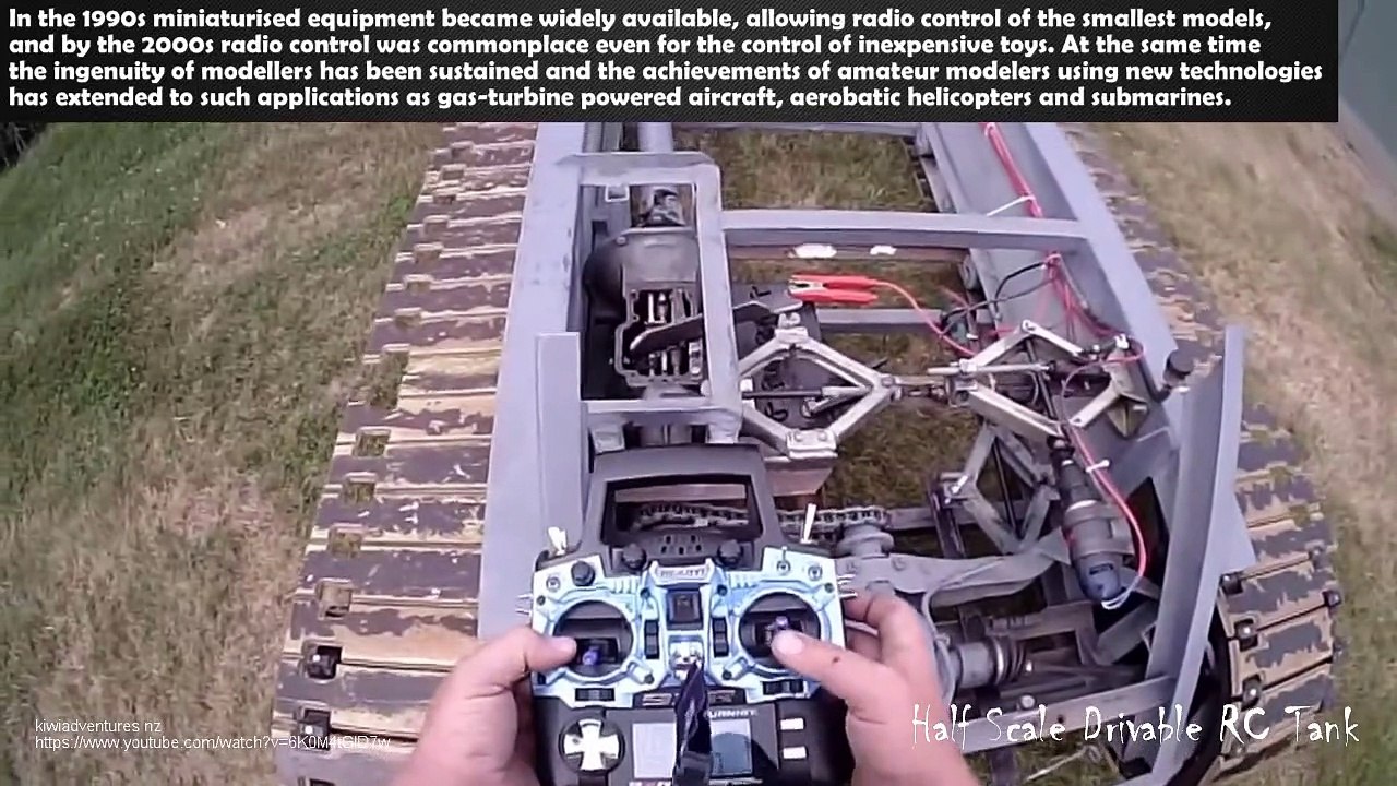 MINI ENGINE RC BATTLE TANKS SHOOTING and SMOKE