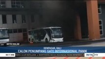 Bus Penumpang di Bandara Ngurah Rai Bali Terbakar