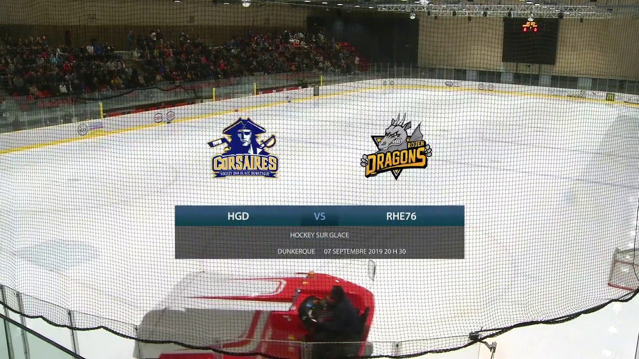 Sports : Hockey sur Glace, HGD vs Rouen (Replay) - 07 Septembre 2019