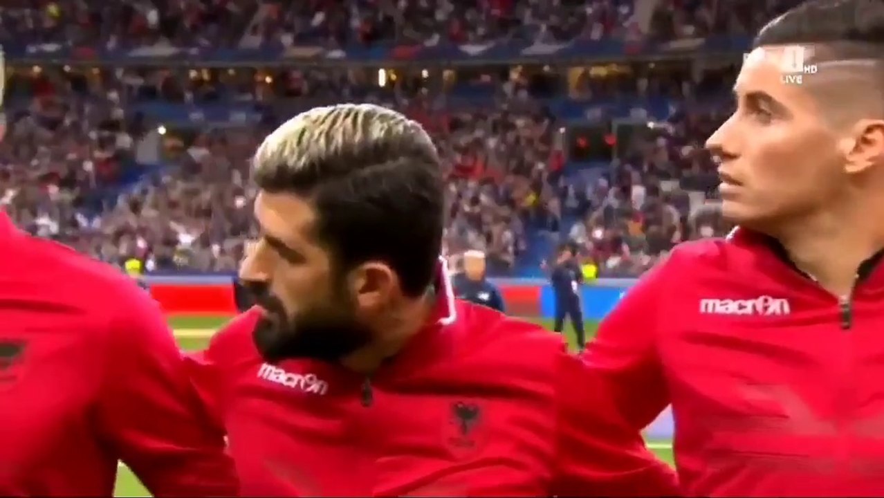 France-Albanie 7 Septembre 2019 :  Énorme erreur d’hymne au Stade de France entre l'Albanie et le Monténégro