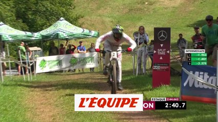 Pierron prend la deuxième place - VTT - CM (H)