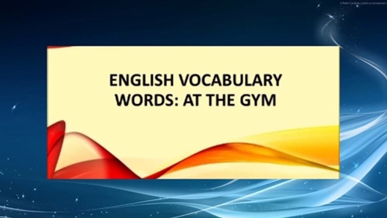 (_In_English)_Vocabulary_at_the_Gym