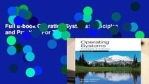 Full E-book Operating Systems: Principles and Practice  For Trial