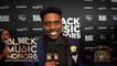 Jermaine Sain of When We Speak TV on 2019 Black Music Honors Red Carpet