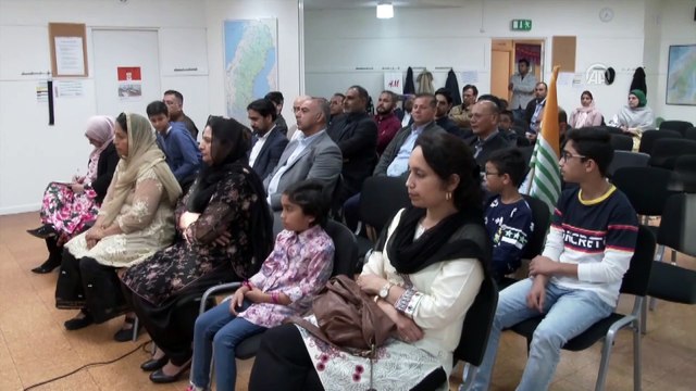 İsveç'te Keşmir'deki Müslümanlara destek - STOCKHOLM