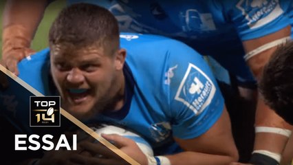 TOP 14 - Essai Paul WILLEMSE 1 (MHR) - Montpellier - La Rochelle - J3 - Saison 2019/2020