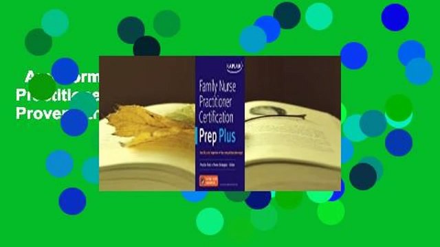 Any Format For Kindle Family Nurse Practitioner Certification Prep Plus: Proven Strategies +