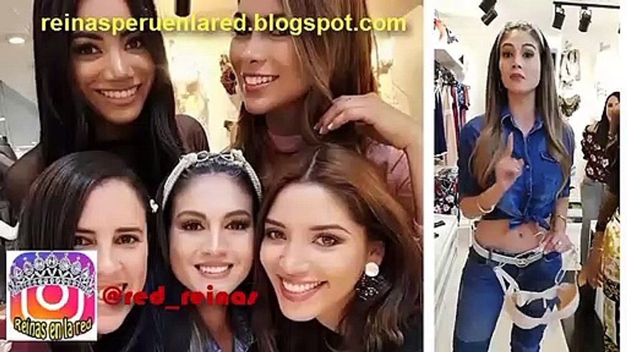 #Missperu2019 #Reinadereinas Participantes reina de reinas en tienda lencería  Lulipa 08.09.2019