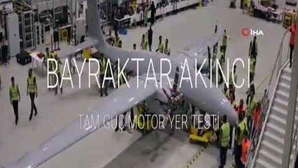 Selçuk Bayraktar, Akıncı’nın tam güç motor yer testini paylaştı