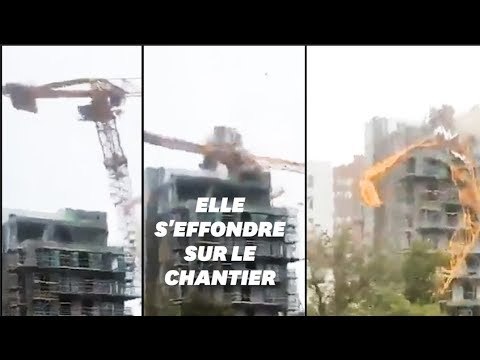 L'ouragan Dorian fait s'effondrer une grue sur un immeuble à Halifax