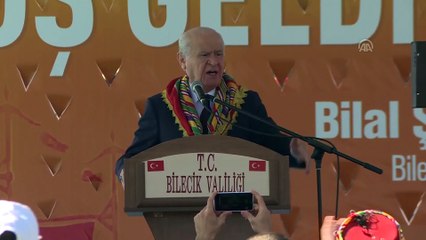 Bahçeli: 'Gerekirse hepimiz şehit oluruz, ama bu vatanı asla teslim etmeyiz' - BİLECİK