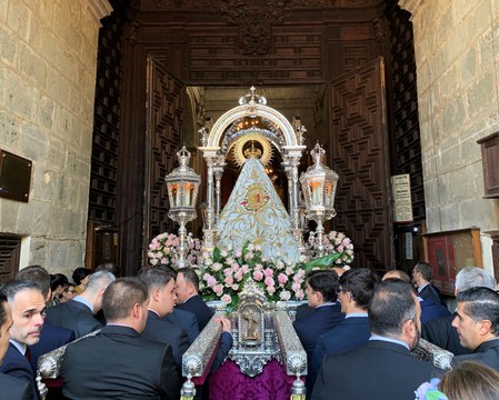 Procesión en honor a la Virgen de San Lorenzo en Valladolid