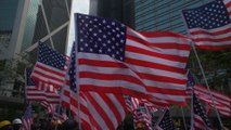 Thousands of anti-government protesters march to US consulate in Hong Kong, call on Washington to pass bill on city’s rights