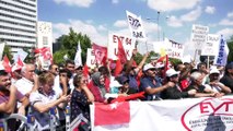 Ankara'da 'emeklilikte yaşa takılanlar' eylemi