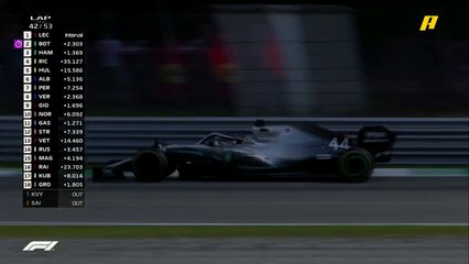 هاميلتون يخرج من المسار.. وفرحة جنونية من فريق فيراري