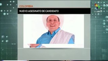 Colombia: Asesinan a Orley García, candidato a la alcaldía de Toledo