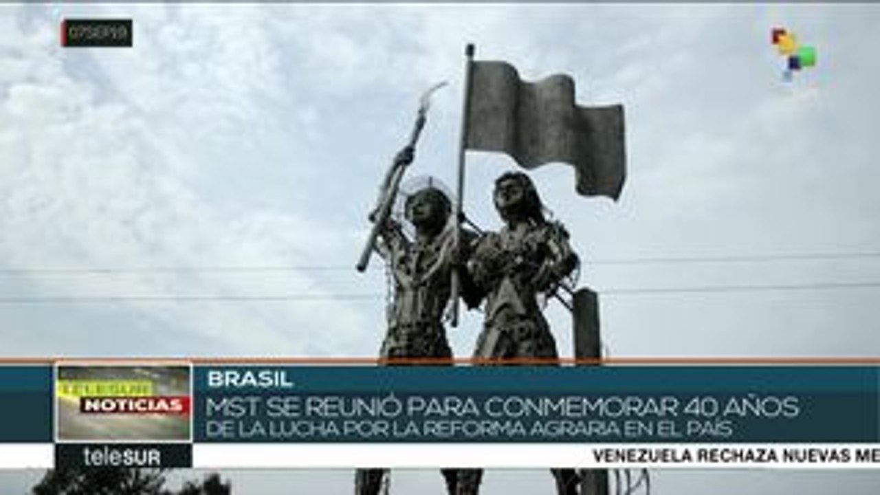 Brasil: MST conmemora los 40 años de la lucha por la reforma agraria
