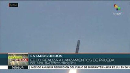 EEUU realiza 4 lanzamientos de prueba del misil balístico Trident II D