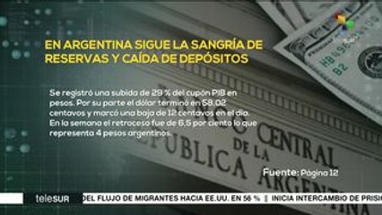 Argentina ha perdido 424 millones de dólares