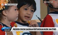 Senyum Bahagia Jokowi Saksikan Konser Jan Ethes