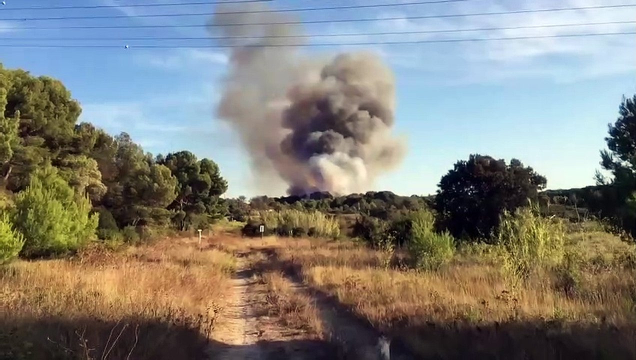 Départ de feu à Port-de-Bouc