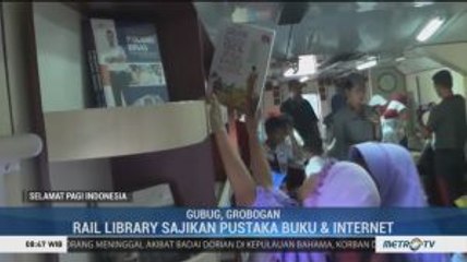 PT KAI Daop IV Sulap 2 Gerbong Kereta Jadi Perpustakaan