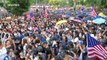 Pro-democracy protesters in Hong Kong chant ‘USA! USA!’ in march to US Consulate