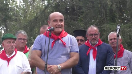 Report Tv- Përkujtohet 76 -vjetori i çetës së Myzeqesë, nderohet sakrifica e të rënëve në luftë