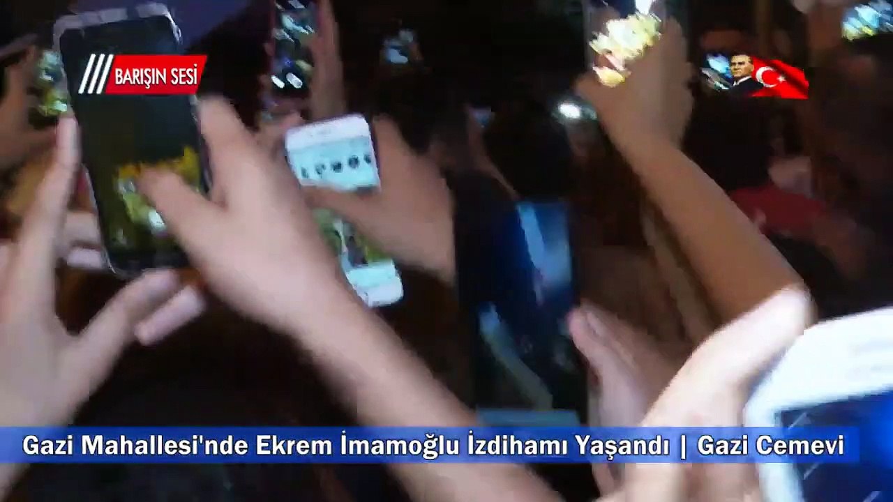 İmamoğlu'na Gazi Cem Evin'de yoğun ilgi