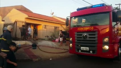 Panela esquecida em fogão provoca incêndio em residência no Esmeralda