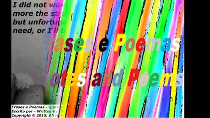 I did not want to use more the straitjacket... [Quotes and Poems]