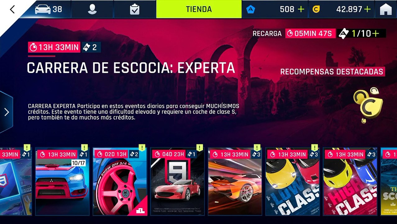 Asphalt 9 Leguends autos de lujo increíble carrera como un crack