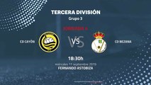 Previa partido entre CD Cayón y CD Bezana Jornada 4 Tercera División