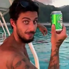 Drake's New SuperYatch, Floating waterboard, Red bull Ice skating.... (Video compilation)