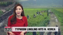 Typhoon Lingling kills at least 5, damages 460 houses in N. Korea