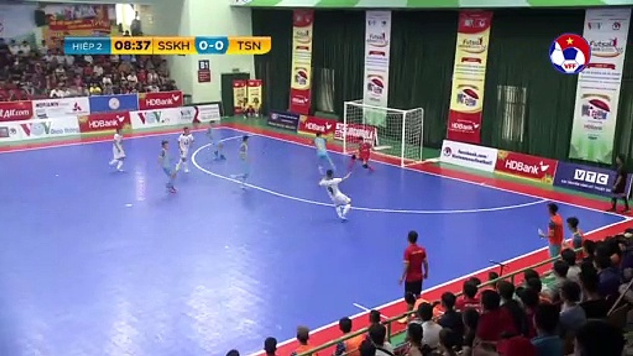 Highlights | Sanvinest Sannatech Khánh Hòa - Thái Sơn Nam | Fusal HDBank VĐQG 2019 | VFF Channel