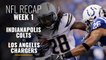 NFL Week 1: Indianapolis Colts vs Los Angeles Chargers Recap