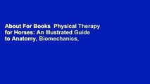 About For Books  Physical Therapy for Horses: An Illustrated Guide to Anatomy, Biomechanics,