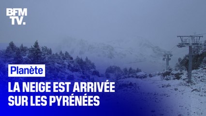 La neige est arrivée sur les Pyrénées