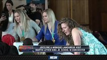 U.S. Women's Hockey Gold Medalists Promote Women's Hockey In Dorchester
