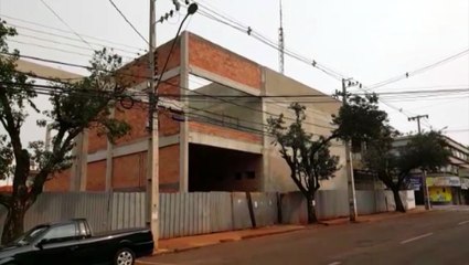 Obra de cooperativa de crédito é alvo de bandidos no centro de Cascavel