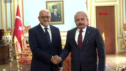 Tbmm başkanı şentop karadağ dışişleri bakanı'nı kabul etti