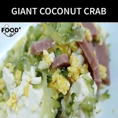 GIANT COCONUT CRAB Seafood Okinawa Japan