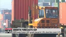 S. Korea's growth rate forecasted as low as 1.9%