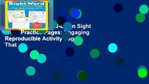 [Doc] 100 Write-And-Learn Sight Word Practice Pages: Engaging Reproducible Activity Pages That
