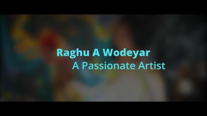 Raghu A Wodeyar passion for art | BoldSky Kannada