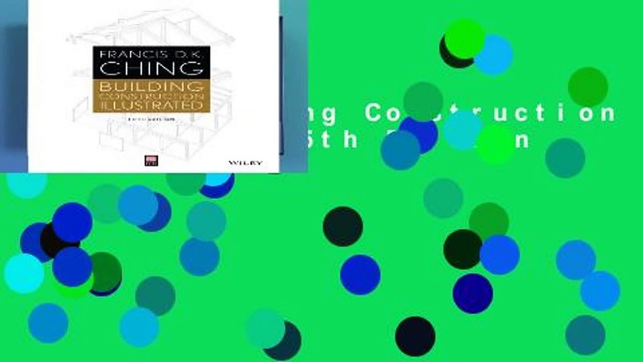 [FREE] Building Construction Illustrated, 5th Edition